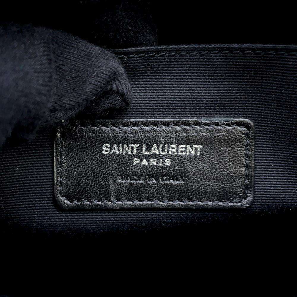 Saint Laurent Paris Clutch Bag Zip Tablet Sleeve Black - Picture 12 of 12